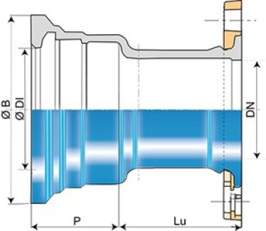 Ductile iron_Flanged_Socket
