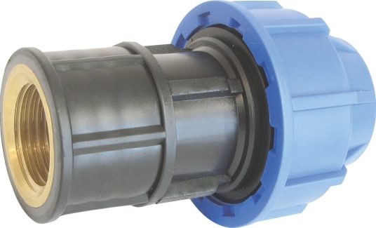 Female Connection Blue( brass threaded)
